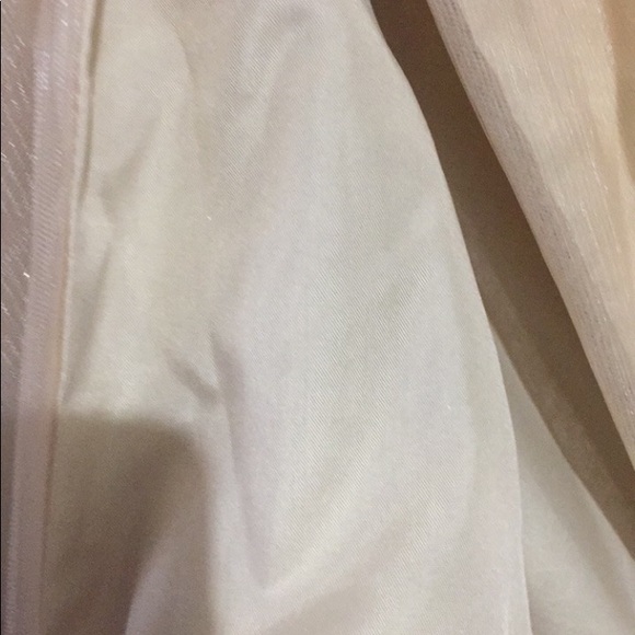 Beautiful rhinestone beaded nude/peach formal gown - Picture 8 of 9